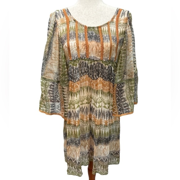 Label RituKumar Sheer Boho Tunic Small - Picture 1 of 4